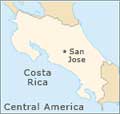 Costa Rica map